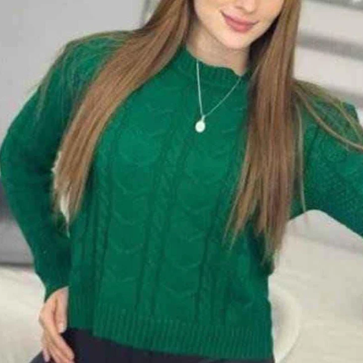 Sueter Tejido Cuello Redondo  3