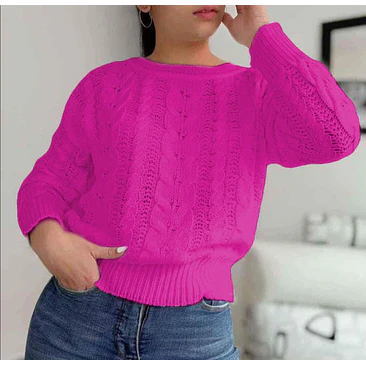 Sueter Tejido Cuello Redondo  6