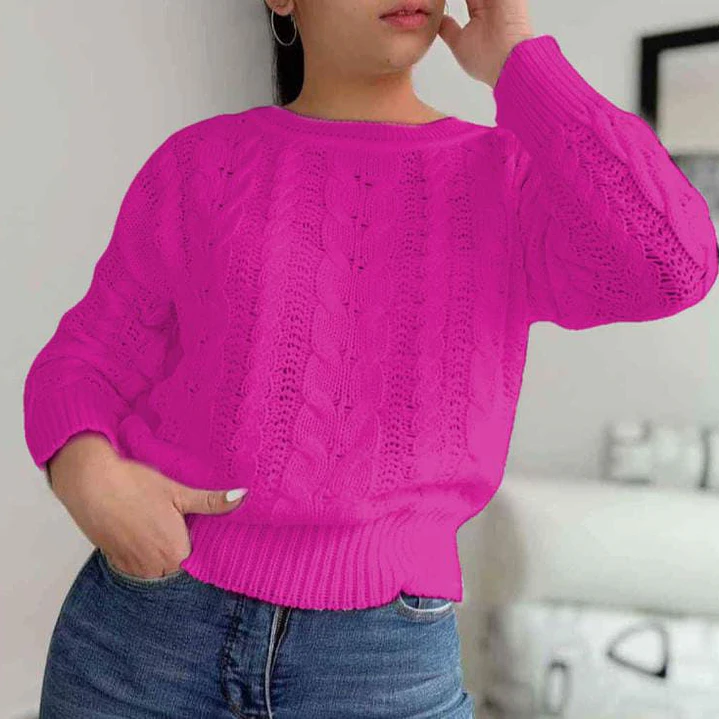 Sueter Tejido Cuello Redondo  5