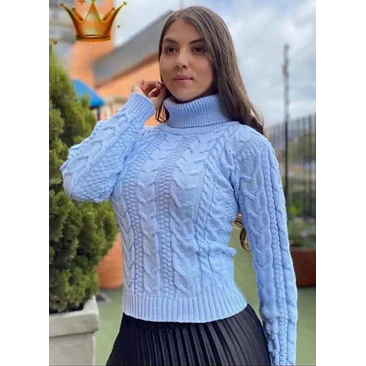 Suéter Tejido Cuello Tortuga  8