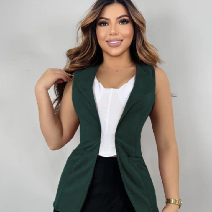 Chaleco Corto Gamuza  2