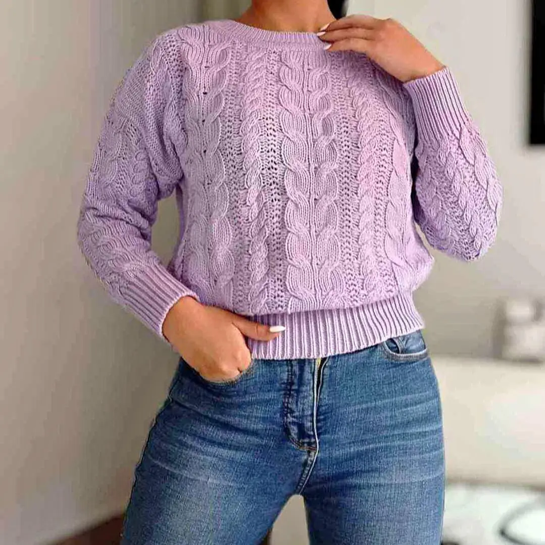 Sueter Tejido Cuello Redondo  7