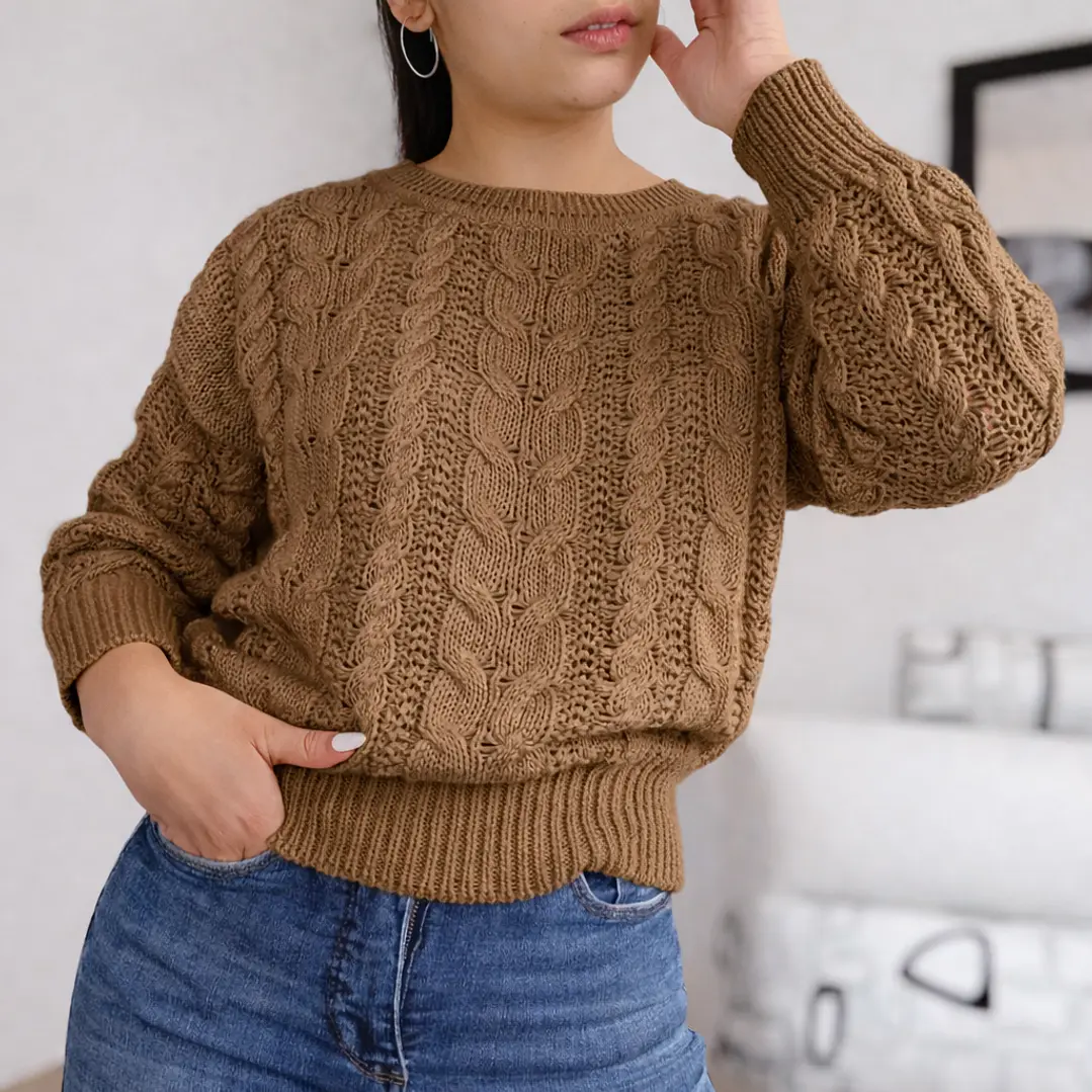 Sueter Tejido Cuello Redondo  1