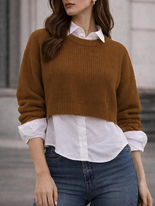 Suéter Redondo Corto Oversice 