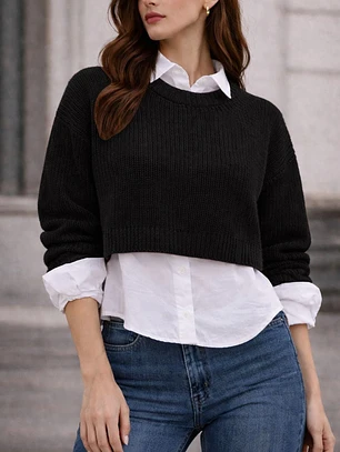 Suéter Redondo Corto Oversice 