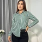 Blusa Camisera Manga Larga Rayas  - Miniatura 5