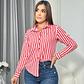 Blusa Camisera Manga Larga Rayas  - Miniatura 6