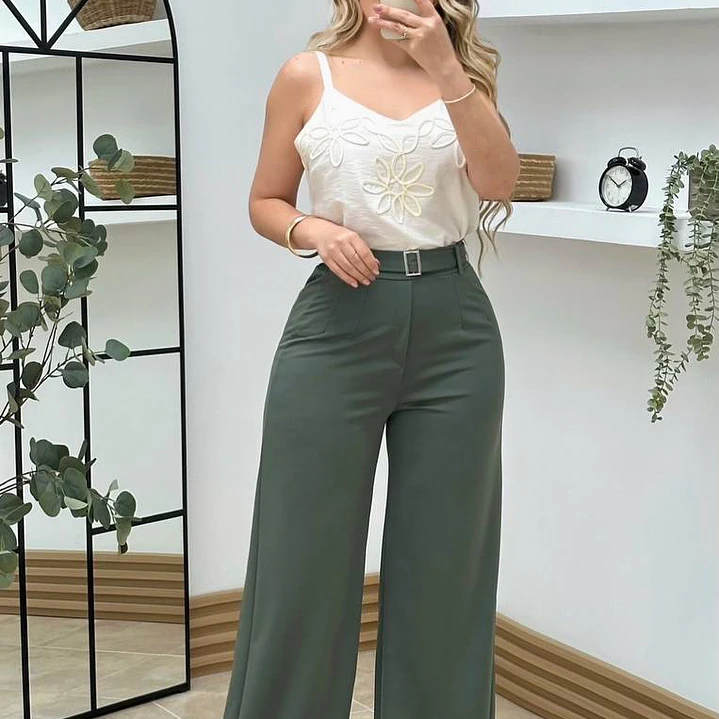 Pantalón Clásico correa  4