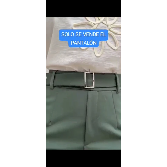 Pantalón Clásico correa  6