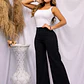 Pantalon Palazo Lino Armani  - Miniatura 6