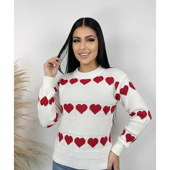 Suéter Tejido Corazones 2