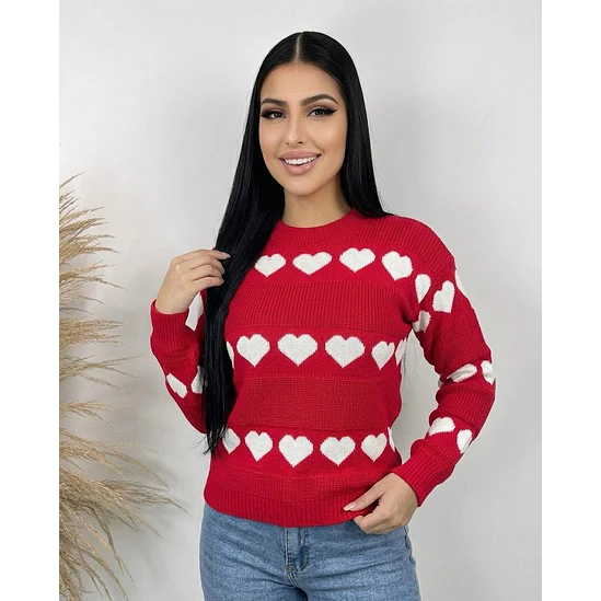 Suéter Tejido Corazones 3
