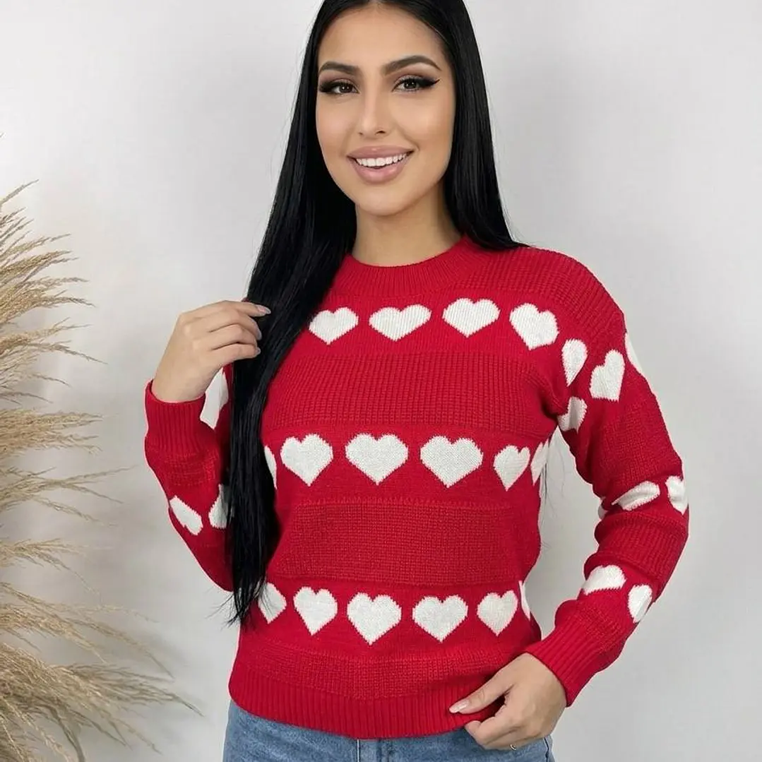 Suéter Tejido Corazones 3