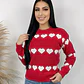 Suéter Tejido Corazones - Miniatura 3