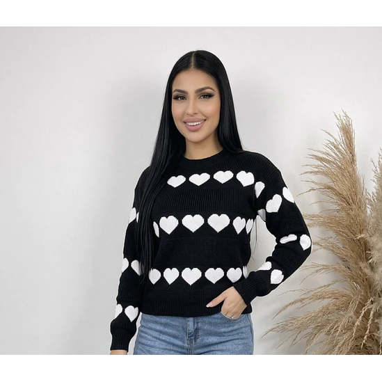 Suéter Tejido Corazones 4