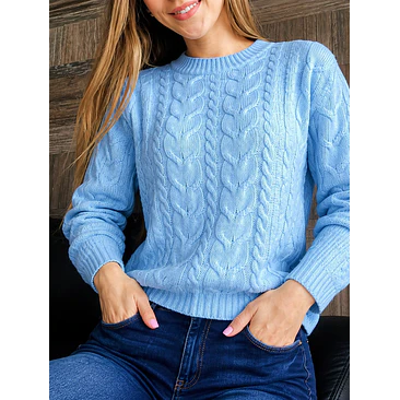 Sueter Tejido Cuello Redondo  1