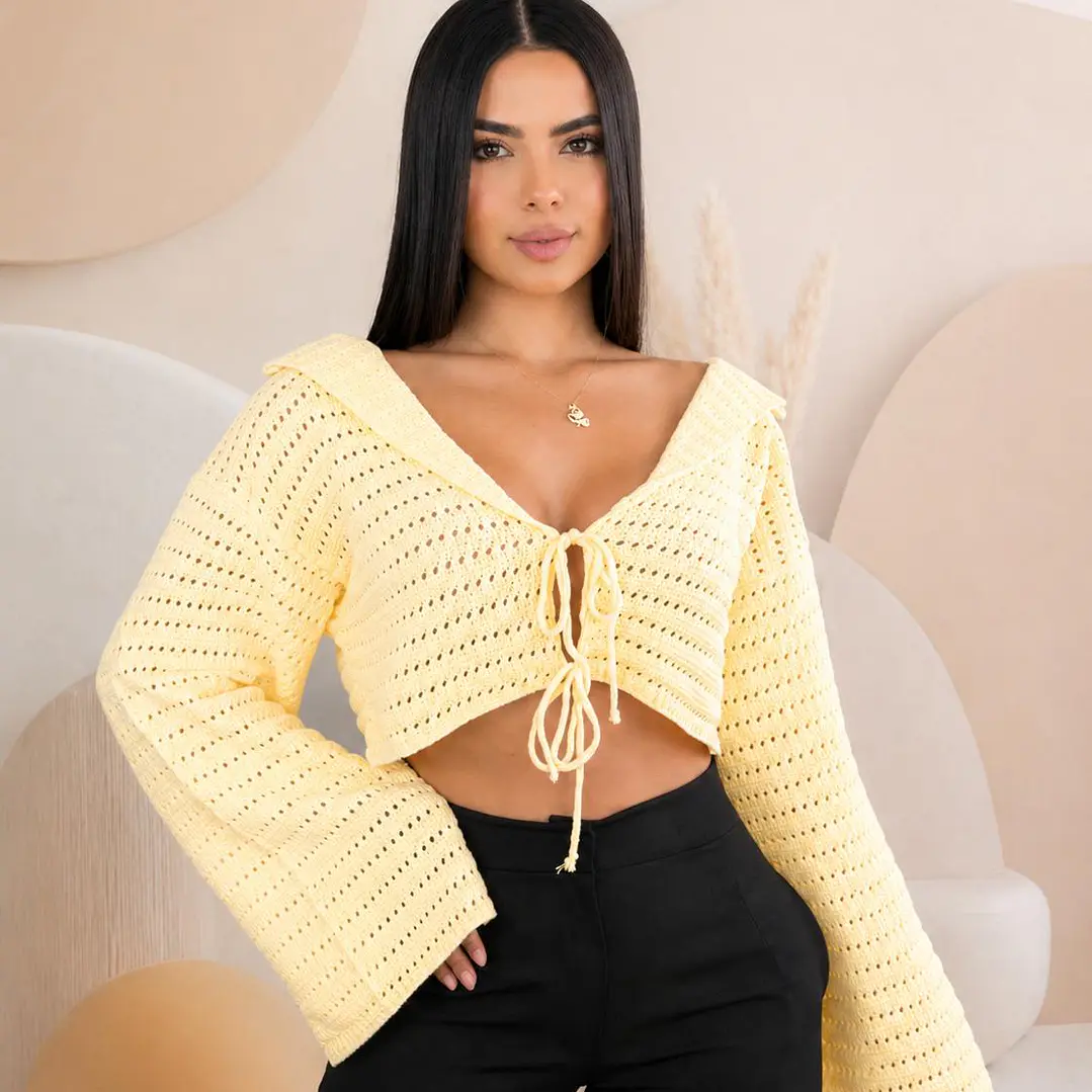 Suéter Corto Tejido Emma  3