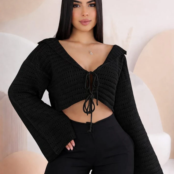 Suéter Corto Tejido Emma  4