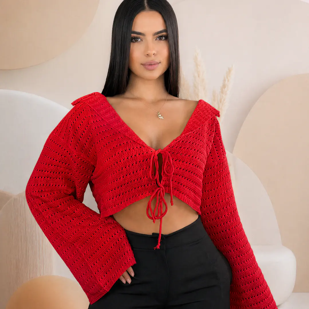 Suéter Corto Tejido Emma  5