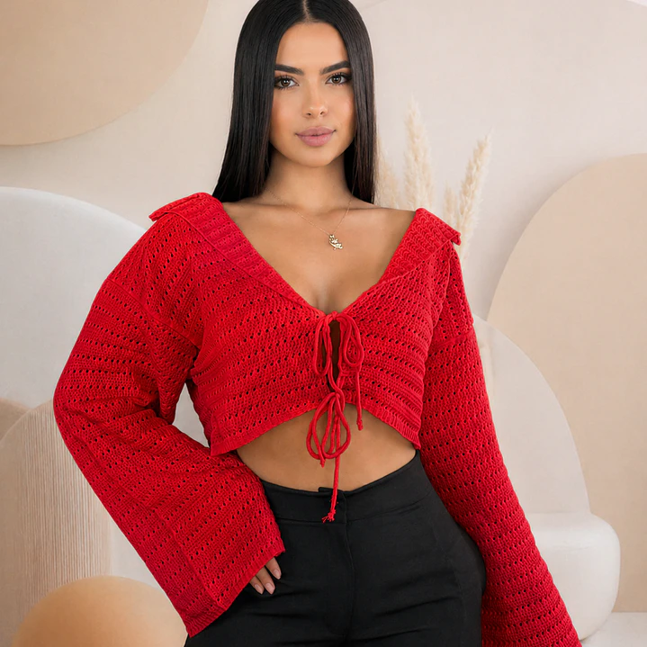 Suéter Corto Tejido Emma  5