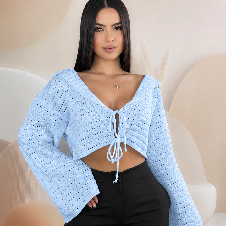 Suéter Corto Tejido Emma  1