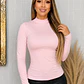Blusa Manga Larga Piel Durazno - Miniatura 3