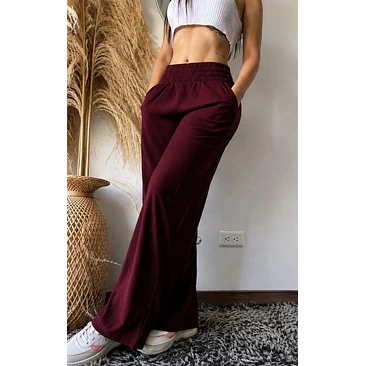 Pantalón Ancho Imitación Pana  6