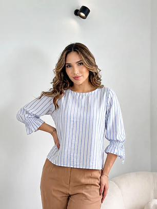 Blusa Botones Espalda 