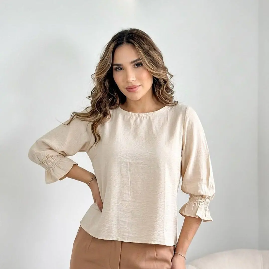 Blusa Botones Espalda  3