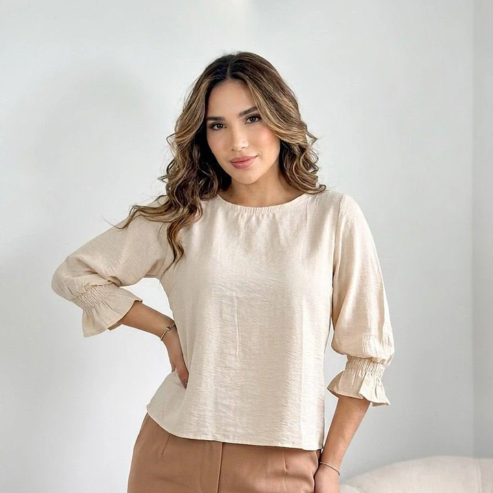 Blusa Botones Espalda  3