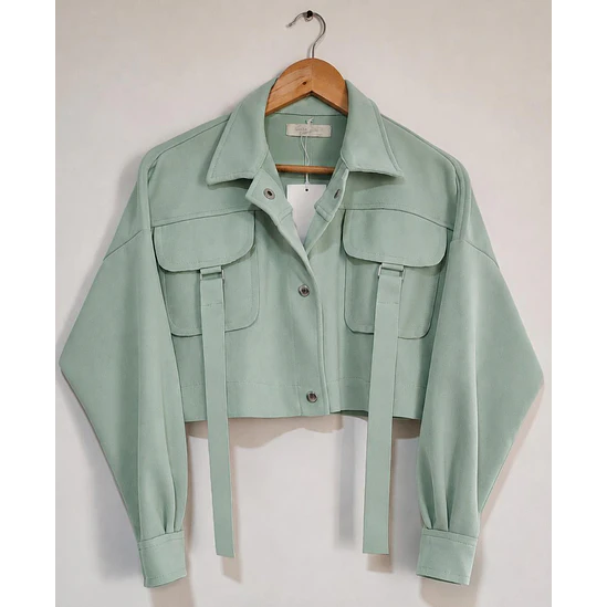 Chaqueta Gamuza Unicolor  1