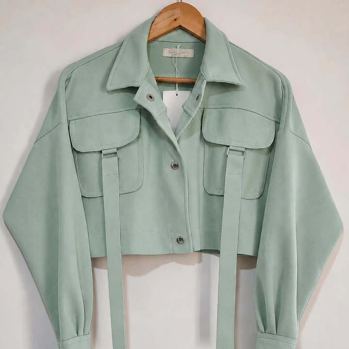 Chaqueta Gamuza Unicolor  1