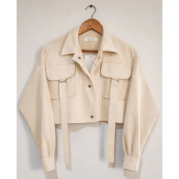 Chaqueta Gamuza Unicolor  4