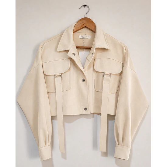 Chaqueta Gamuza Unicolor  4