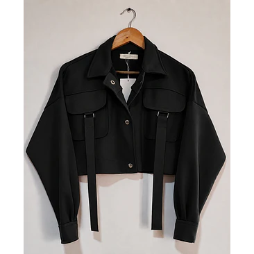 Chaqueta Gamuza Unicolor  2
