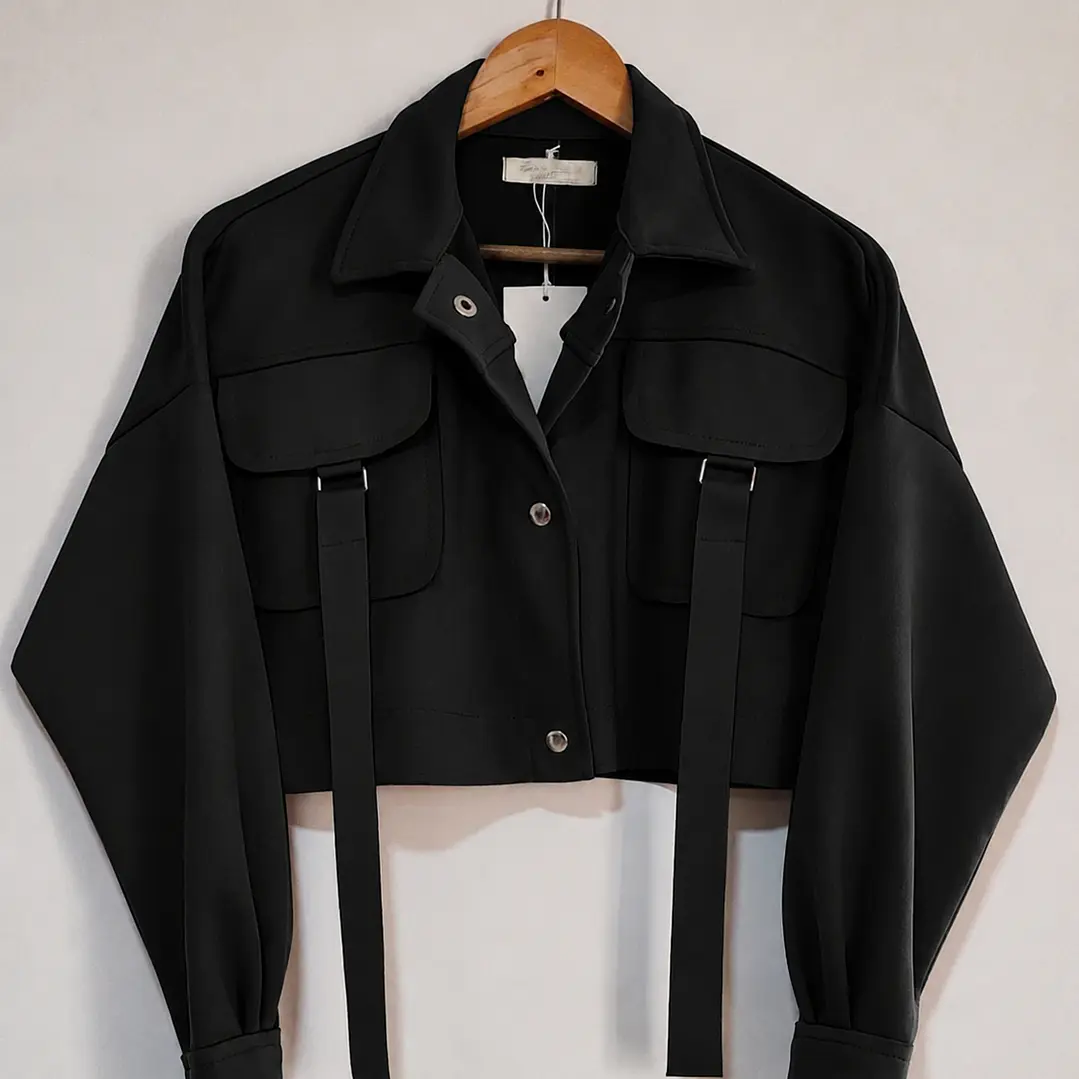 Chaqueta Gamuza Unicolor  2