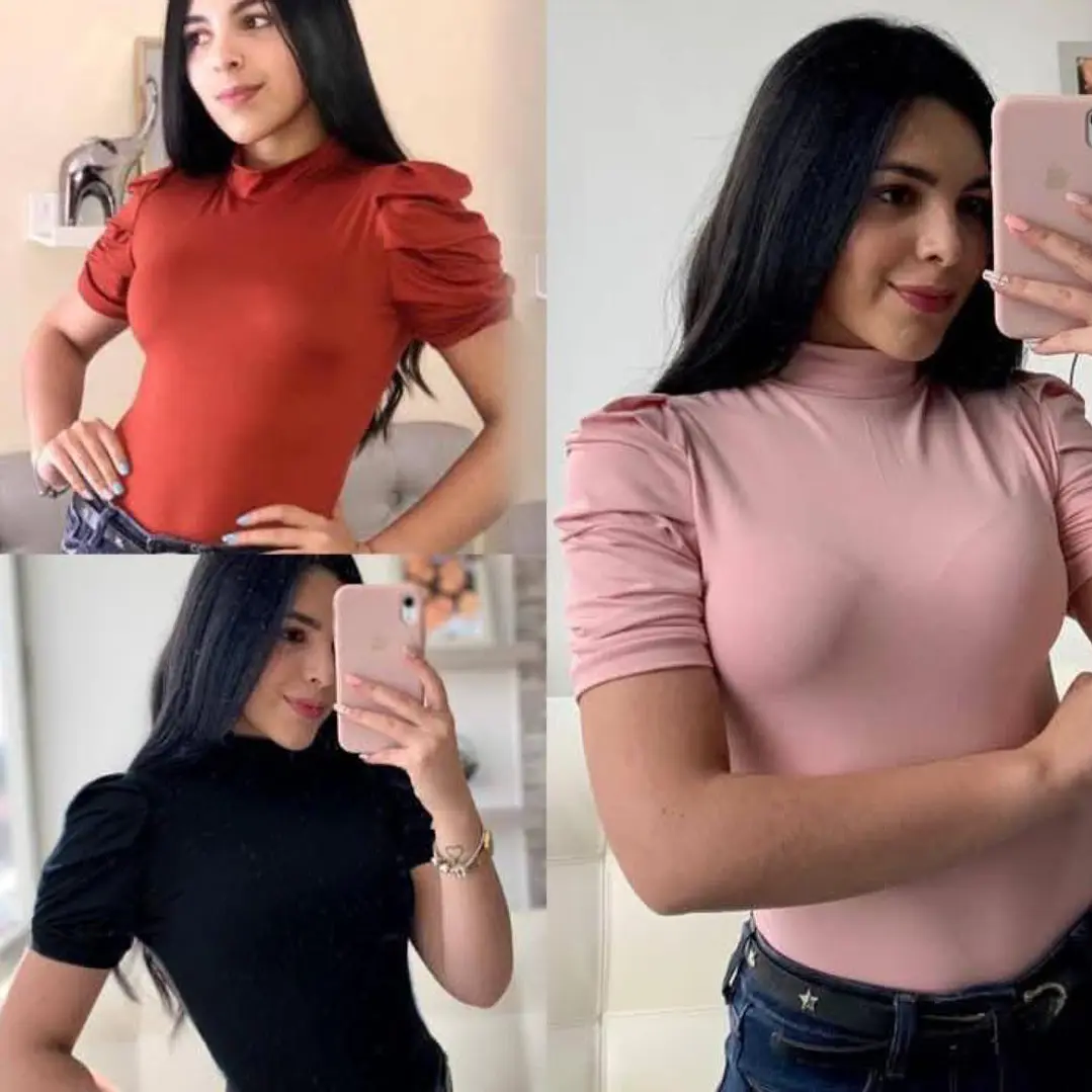 Blusa Manga Bombacha Corta Talla Única  4