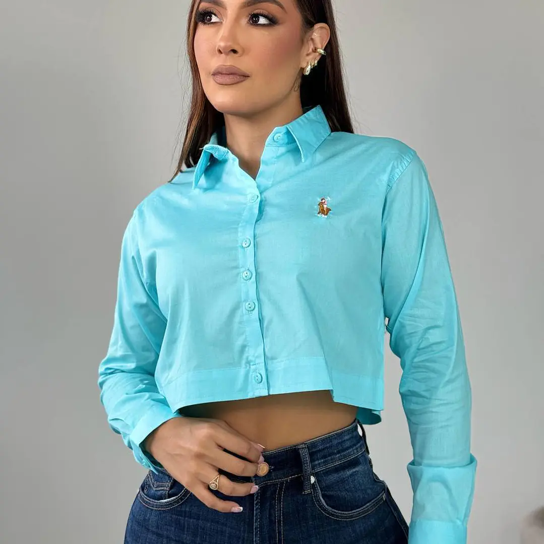 BLUSA OVERSICE MANGA LARGA POPELINA 6
