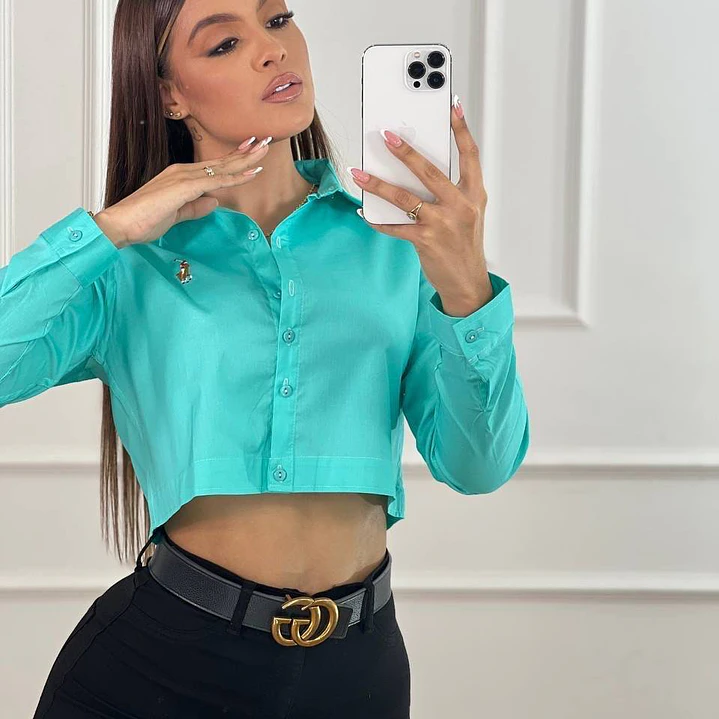 BLUSA OVERSICE MANGA LARGA POPELINA 15
