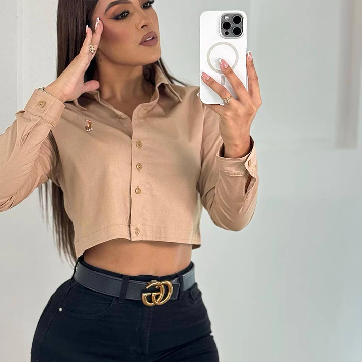 BLUSA OVERSICE MANGA LARGA POPELINA 17