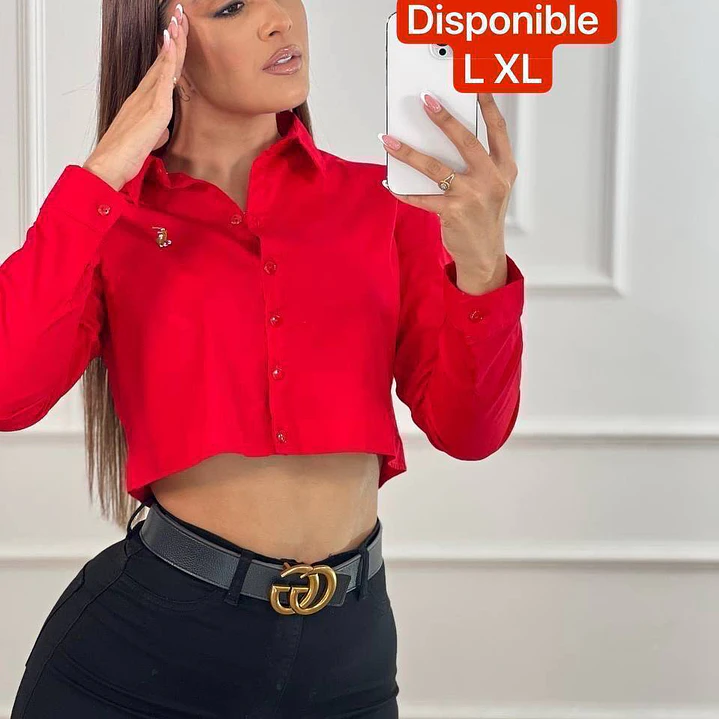 BLUSA OVERSICE MANGA LARGA POPELINA 21