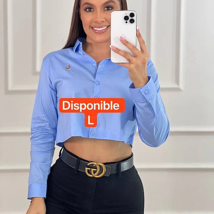 BLUSA OVERSICE MANGA LARGA POPELINA 23