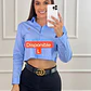 BLUSA OVERSICE MANGA LARGA POPELINA - Miniatura 23