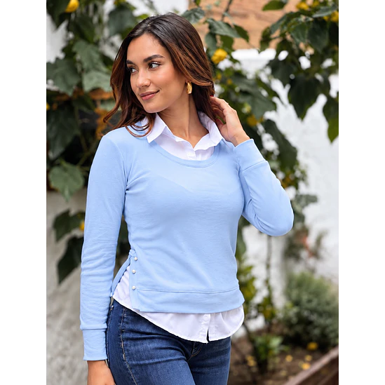 Camisero Tejido Perlas Talla Única  3