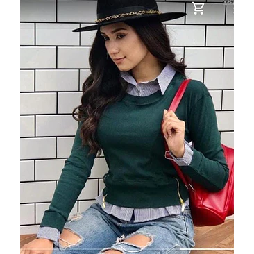 Camisero Tejido Cremallera Talla Única  5
