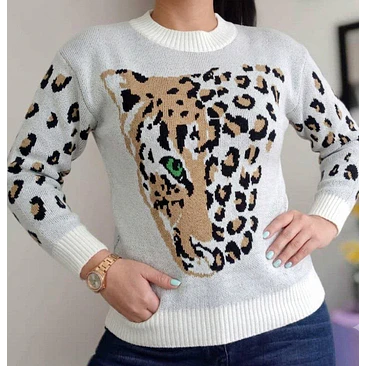 Suéter Animal Print  1