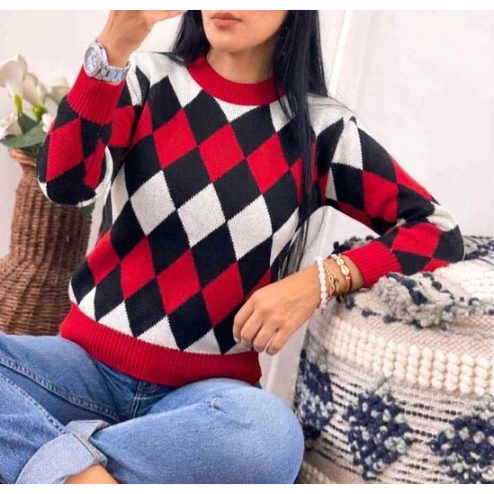 Suéter Tejido Rombo Talla Unica 1