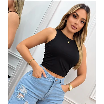Blusa Corta Talla Única S 2