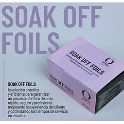LAMINA DE ALUMINIO SOAK OFF FOILS C/50 PZ