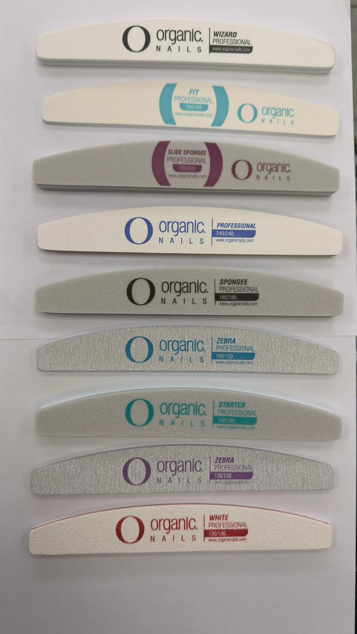 9 LIMAS PARA UÑAS ORGANIC NAILS